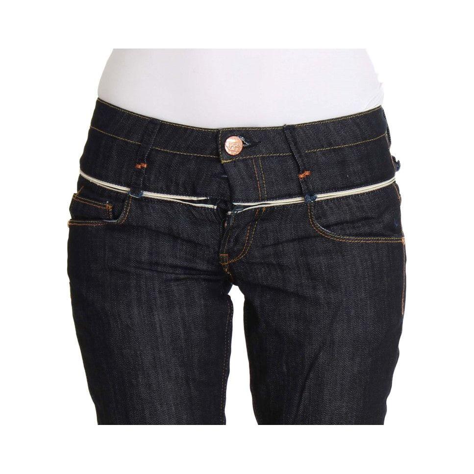 Acht Elegant Straight Leg Dark Blue Jeans Acht