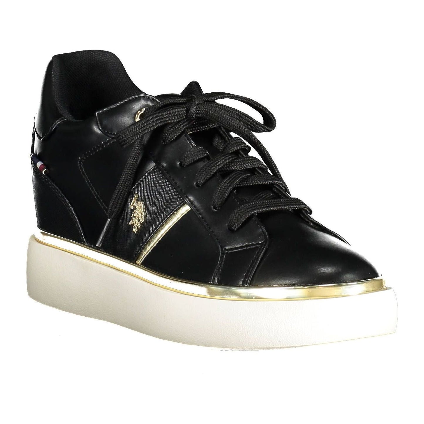 U.S. POLO ASSN. Black Polyester Women Sneaker U.S. POLO ASSN.