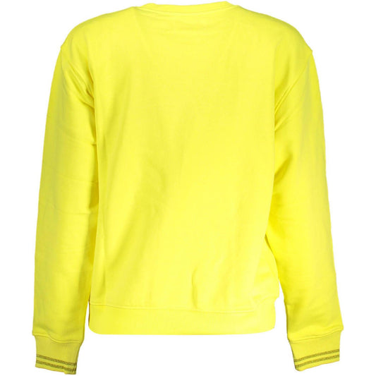 Desigual Yellow Cotton Women Sweater Desigual