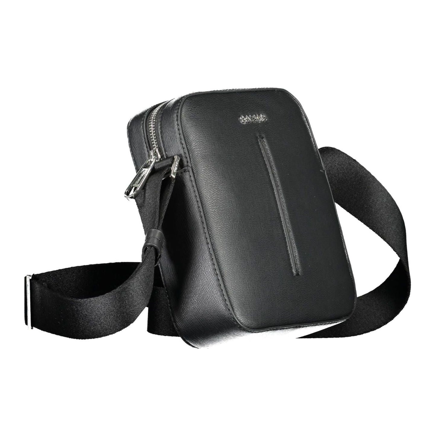 Calvin Klein Black Polyester Men Shoulder Bag Calvin Klein