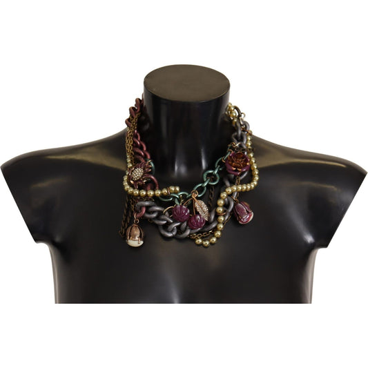 Dolce & Gabbana Sicilian Elegance Gold-Tone Statement Necklace WOMAN NECKLACE Dolce & Gabbana