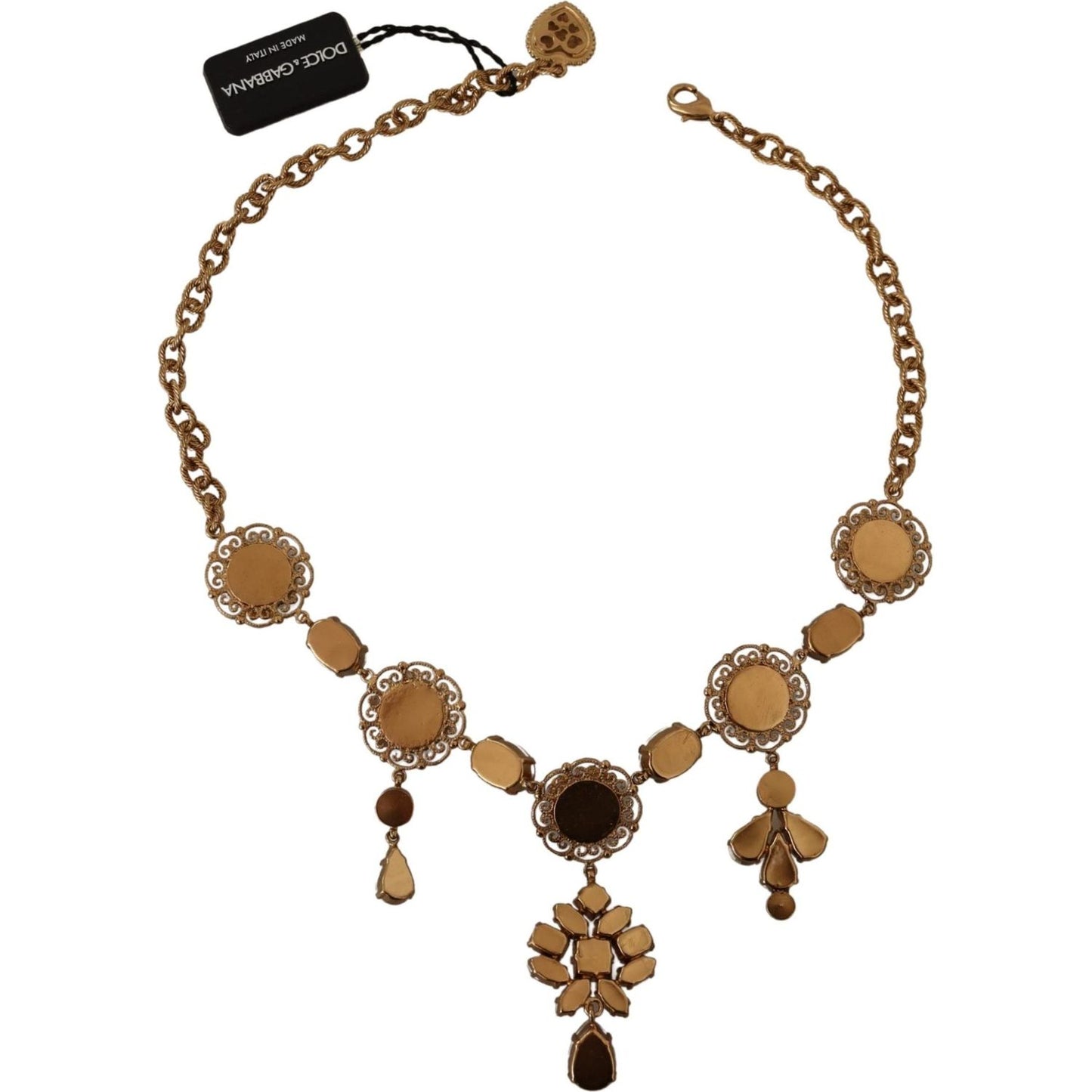 Dolce & Gabbana Elegant Floral Statement Necklace WOMAN NECKLACE Dolce & Gabbana