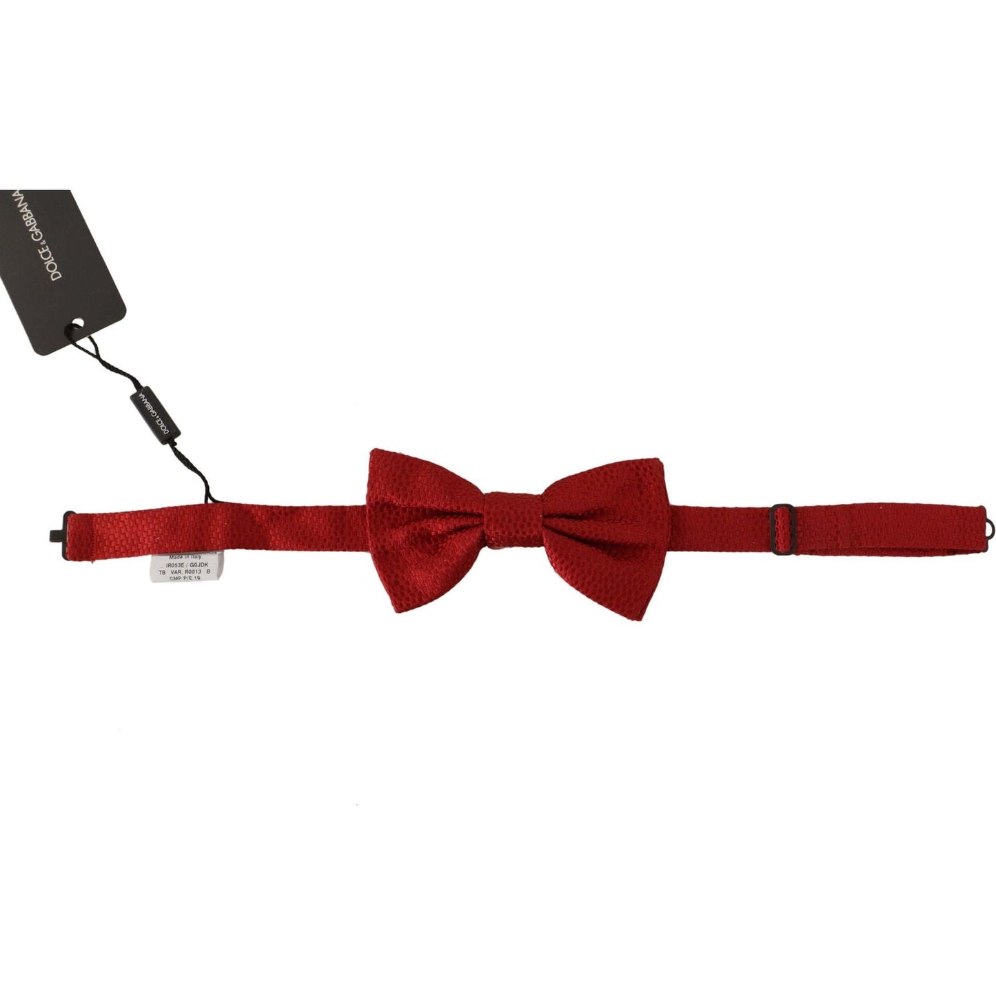 Dolce & Gabbana Elegant Red Silk Bow Tie Dolce & Gabbana