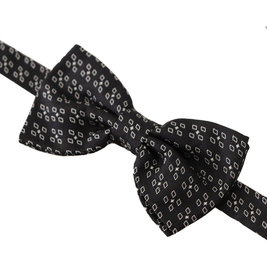 Dolce & Gabbana Elegant Polka Dot Silk Bow Tie Dolce & Gabbana