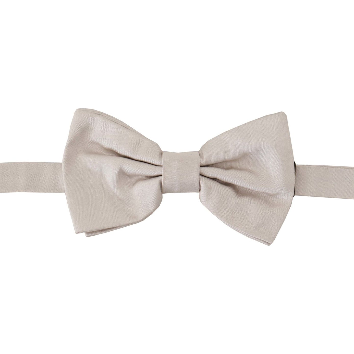 Dolce & Gabbana Exquisite Silk Gray Bow Tie Dolce & Gabbana