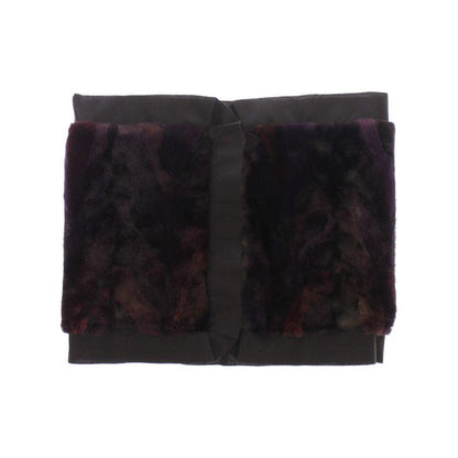 Dolce & Gabbana Purple MINK Fur Scarf Foulard Neck Wrap