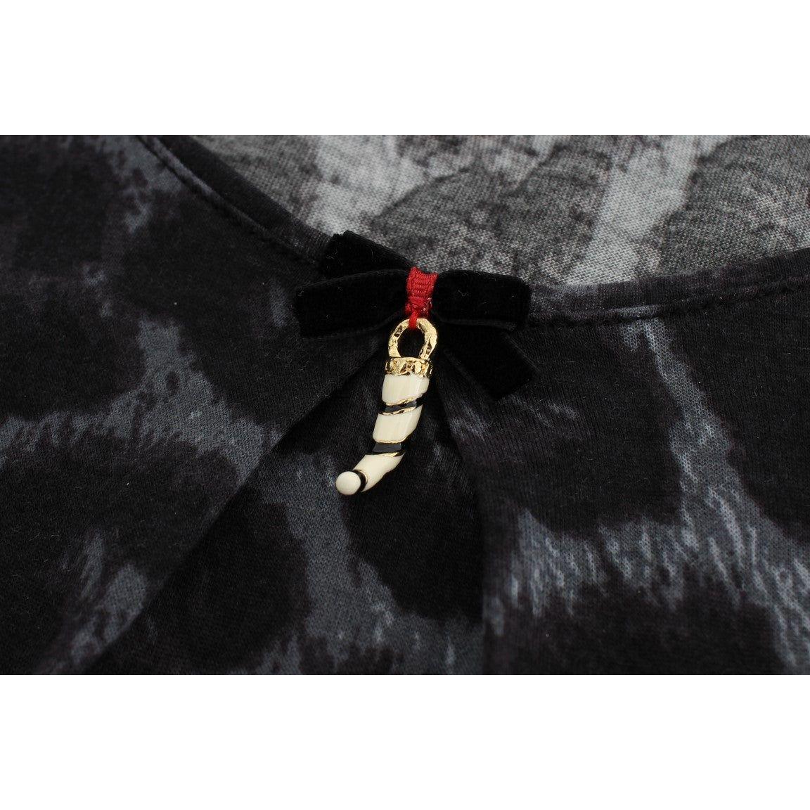 Cavalli 别致豹纹莫代尔上衣