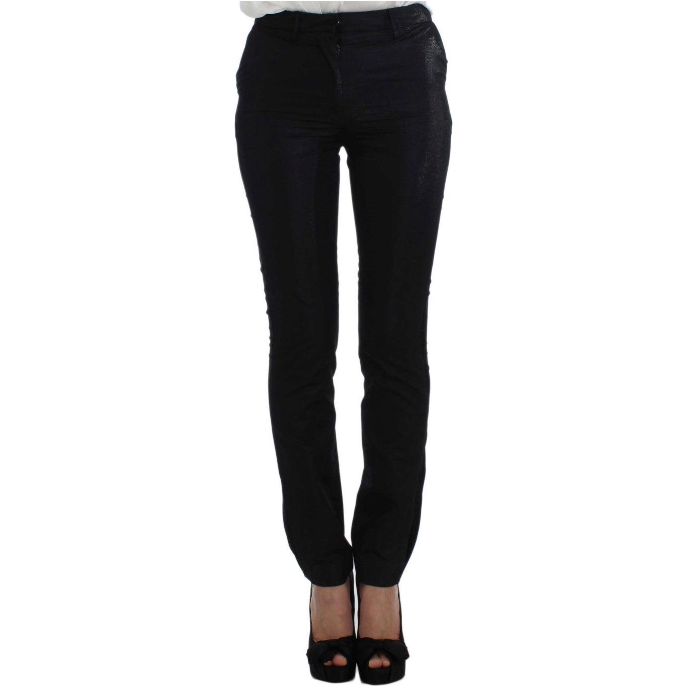 优雅三件套黑色裤装