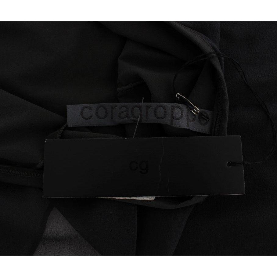 优雅的灰色和蓝色挂脖衬衫