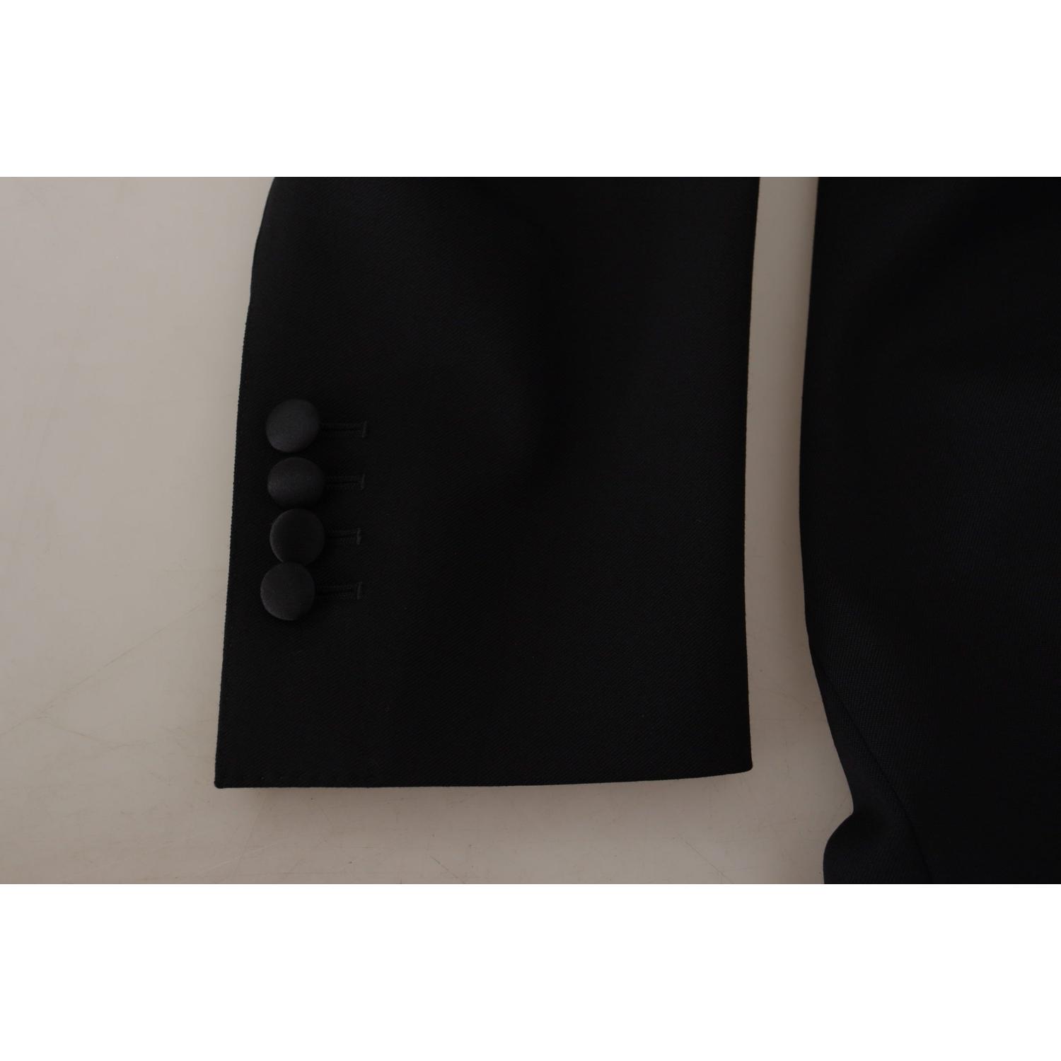 优雅双排扣羊毛西装外套