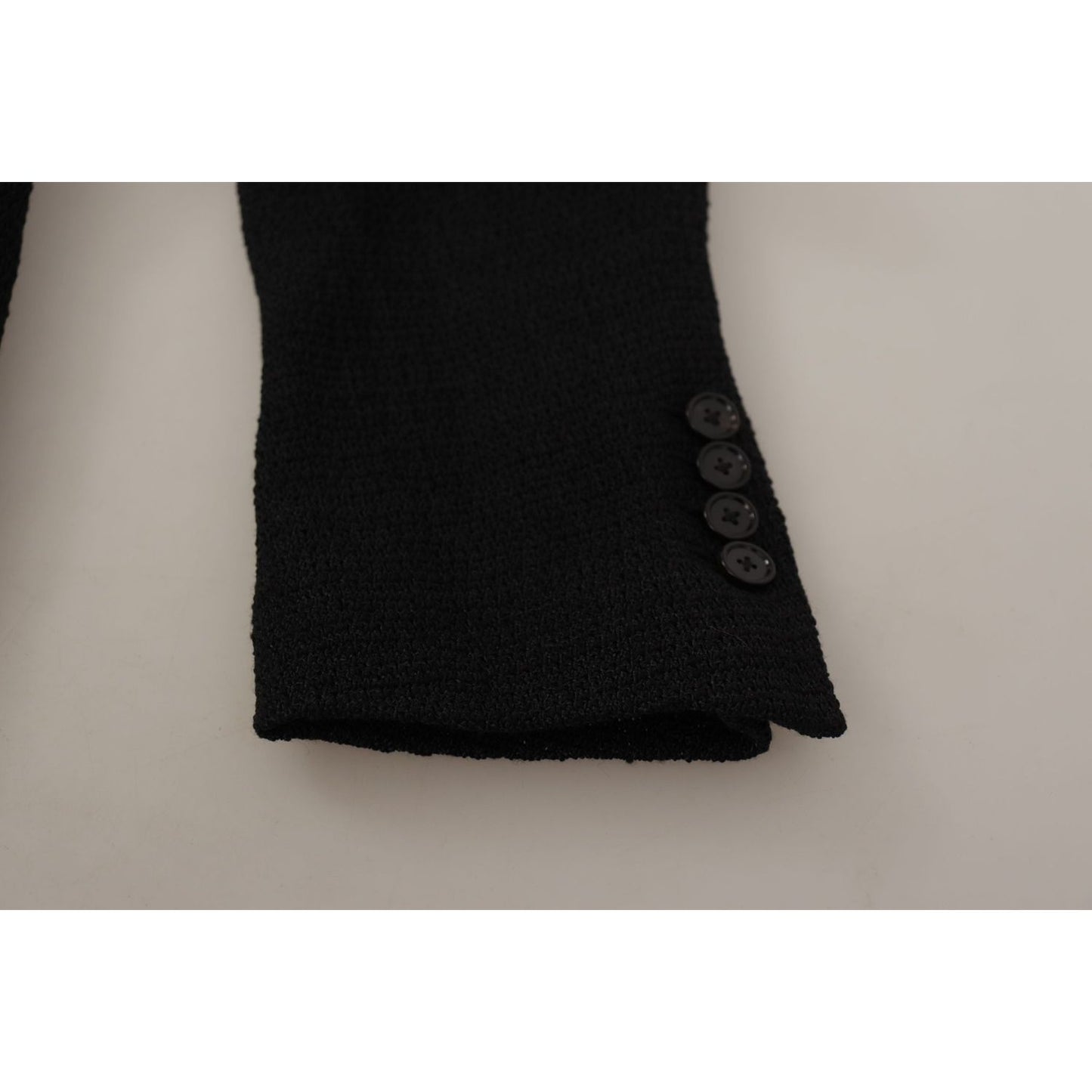 Dolce & Gabbana Black Single Breasted Coat Men Blazer