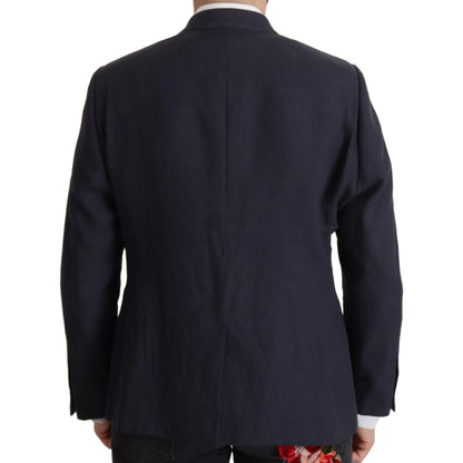 Dolce & Gabbana Dark Blue ALTA SARTORIA Jacket Coat Blazer