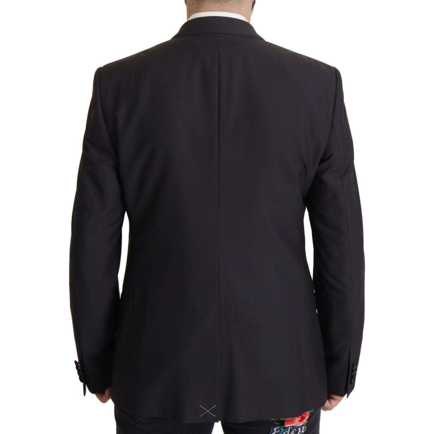 Dolce & Gabbana Elegant Dark Blue Martini Two-Piece Blazer Dolce & Gabbana