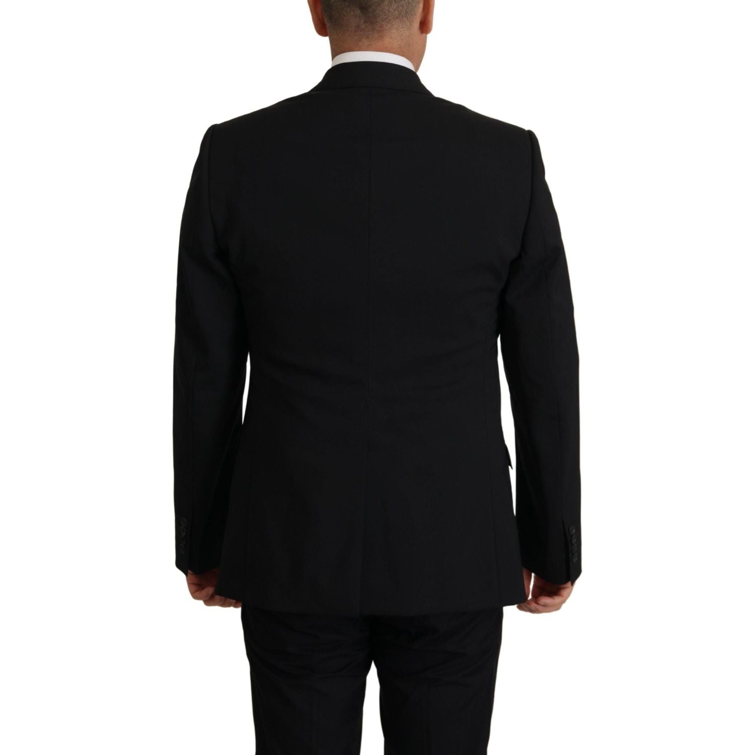 طقم بليزر وسترة مارتيني أسود أنيق من دولتشي آند غابانا