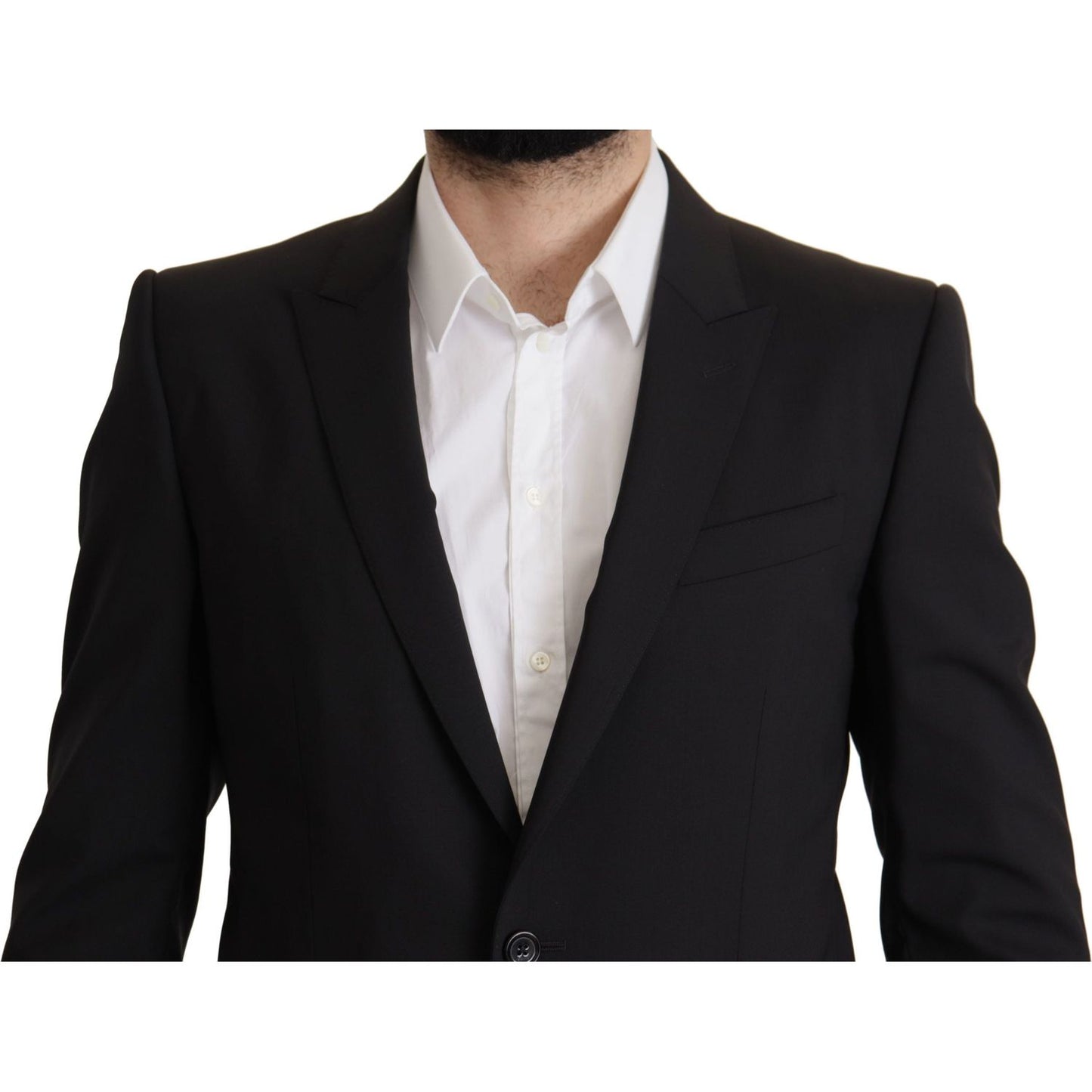 Dolce & Gabbana Elegant Slim Fit Black Blazer Jacket Dolce & Gabbana