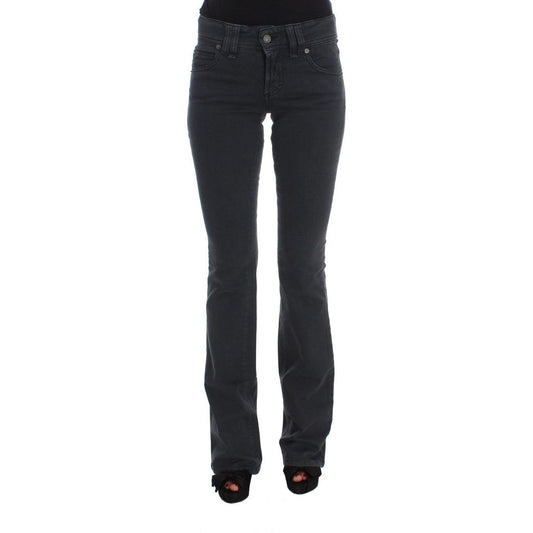 John Galliano Elegant Slim Fit Bootcut Denim Jeans John Galliano