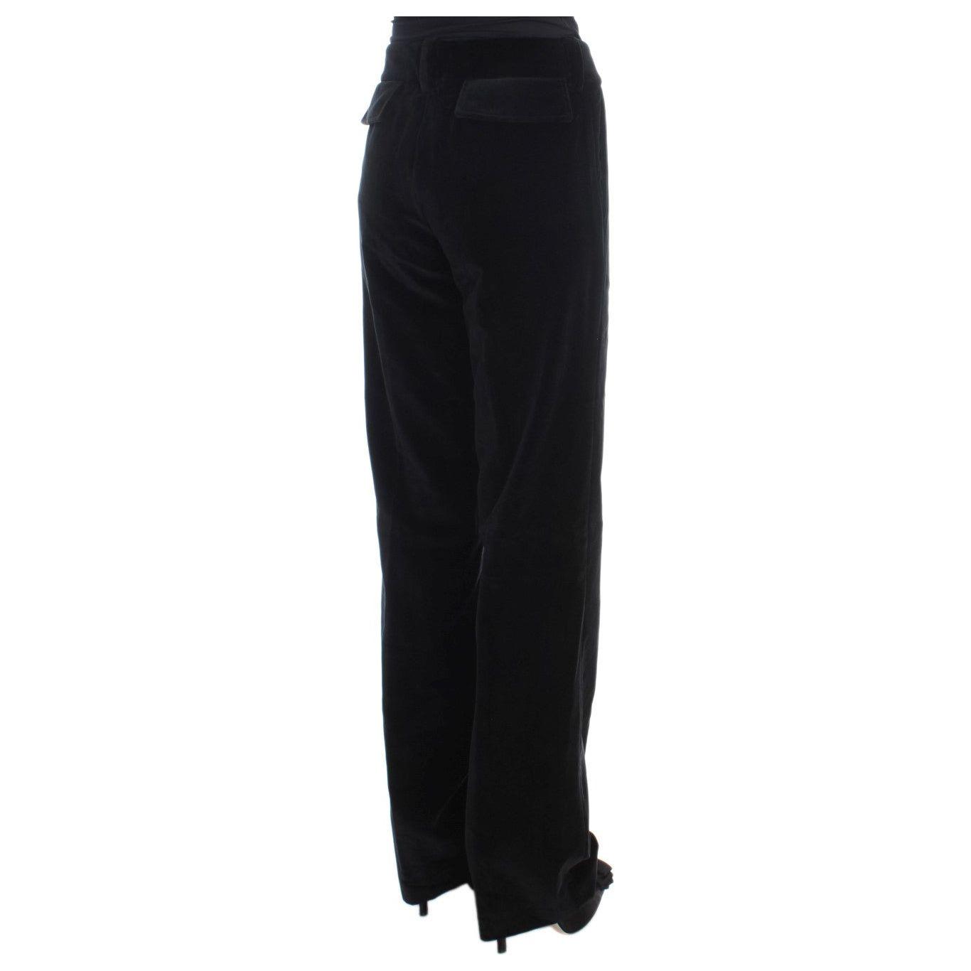 Ermanno Scervino Elegant Black Straight Fit Jeans Jeans & Pants Ermanno Scervino