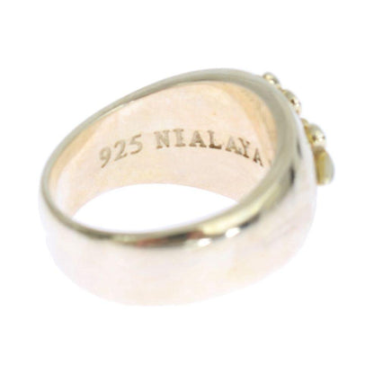 Nialaya Silver Crest 925 Sterling Ring