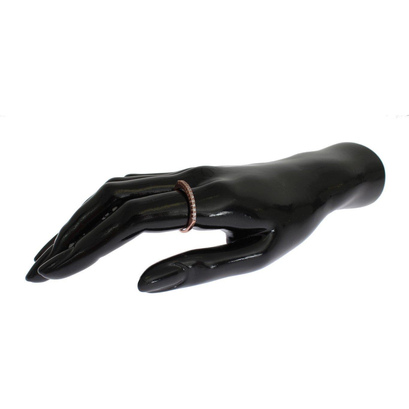 Nialaya Red Gold 925 Silver Ring Ring