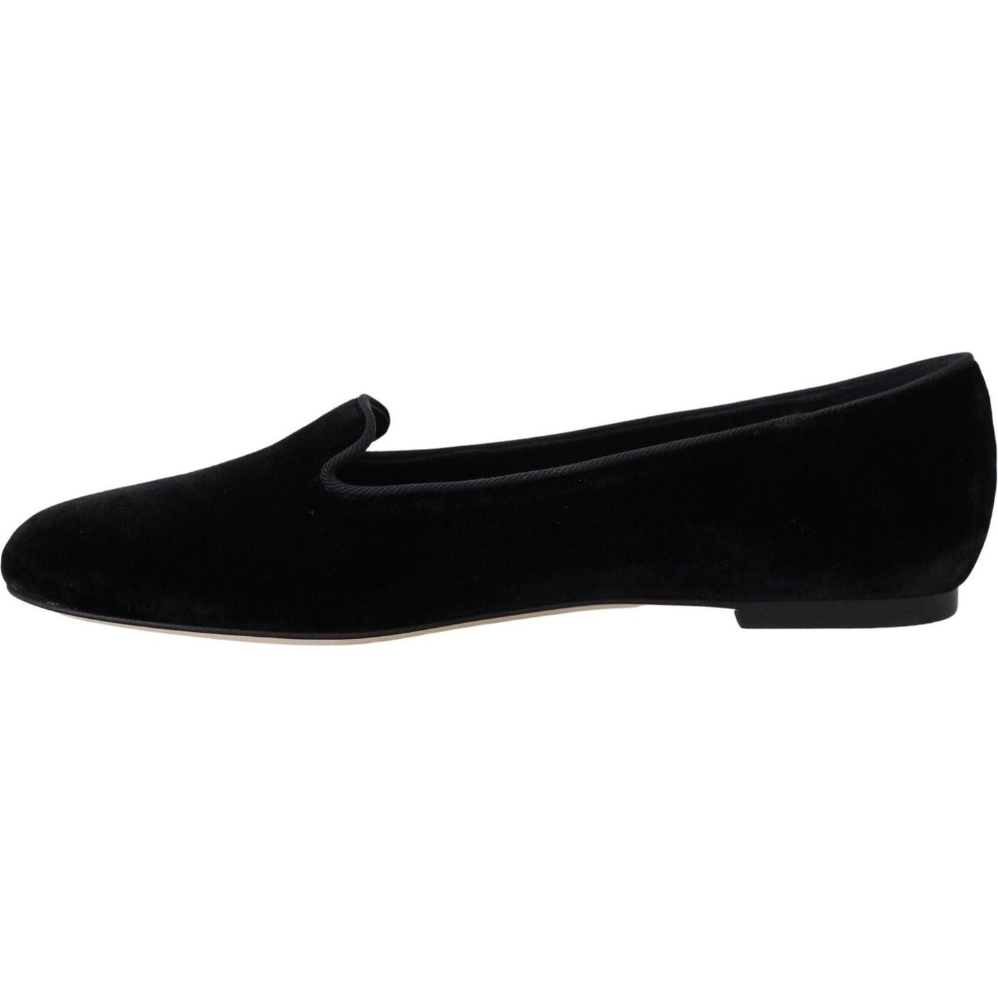 Dolce & Gabbana Elegant Black Silk-Blend Loafers Dolce & Gabbana