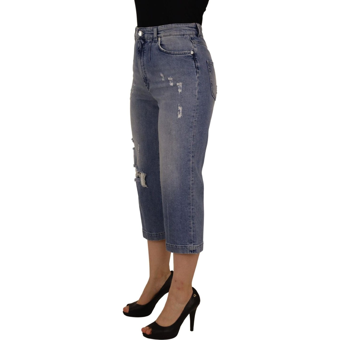 Dolce & Gabbana High Waist Skinny Denim Jeans - Blue Dolce & Gabbana