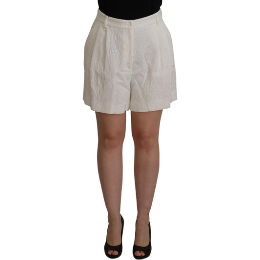 Dolce & Gabbana Elegant High Waist White Culotte Shorts Dolce & Gabbana