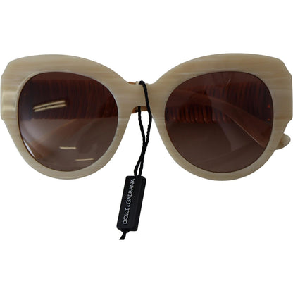 Dolce & Gabbana Beige Acetate Full Rim Brown Lense DG4294 Sunglasses