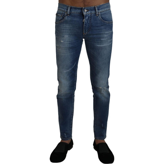 Dolce & Gabbana Elegant Slim Fit Italian Denim Jeans Dolce & Gabbana