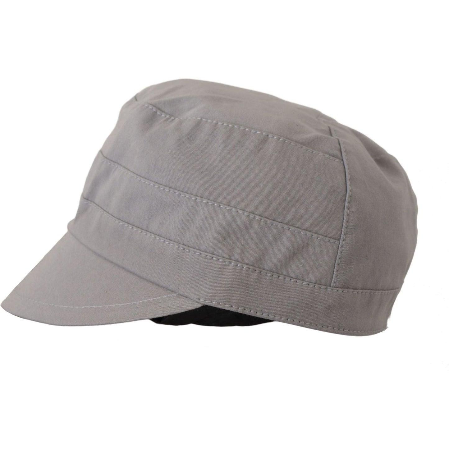 Dolce & Gabbana Elegant Gray Newsboy Cap - Classic Accessory Dolce & Gabbana