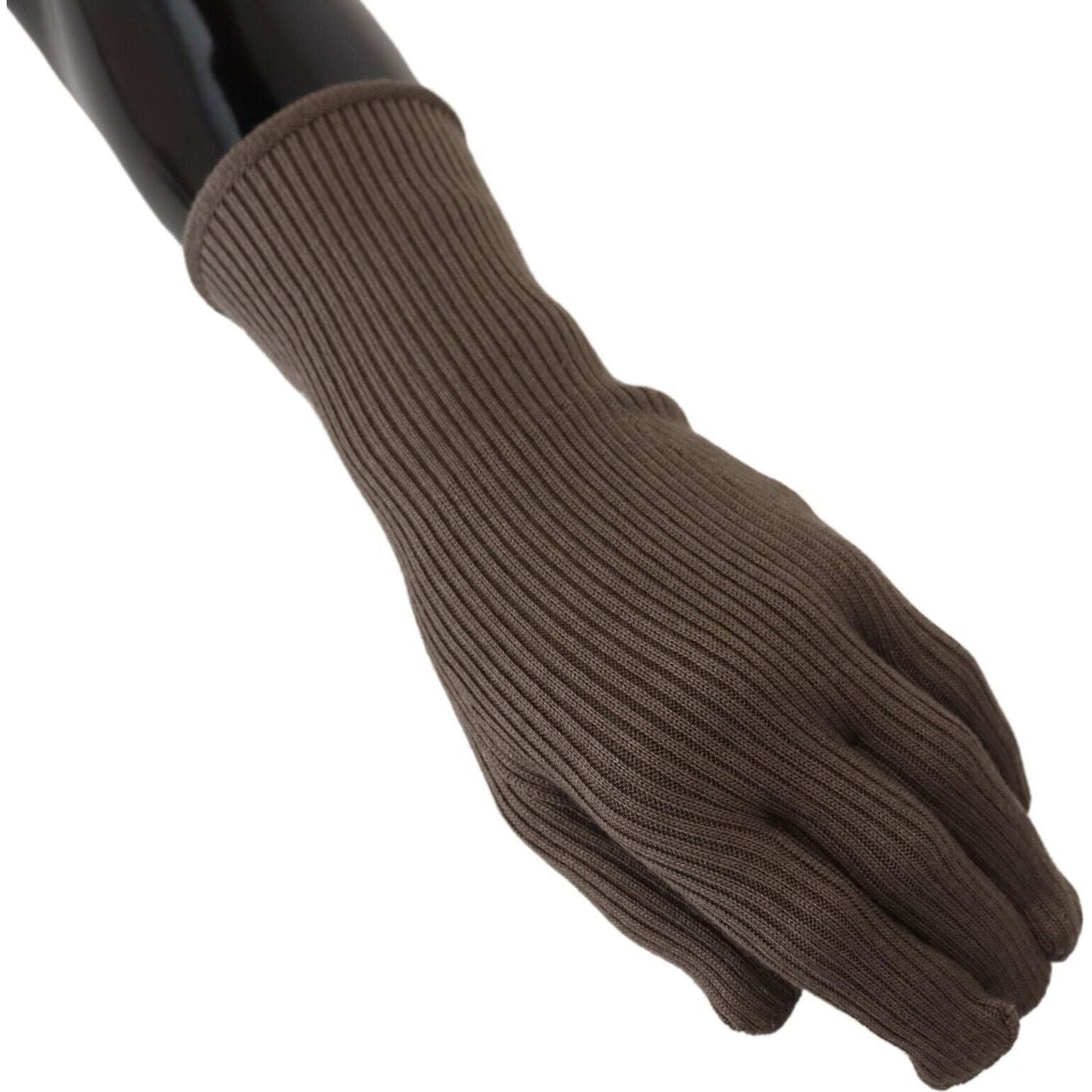 Dolce & Gabbana Elegant Cashmere-Silk Blend Winter Gloves Dolce & Gabbana