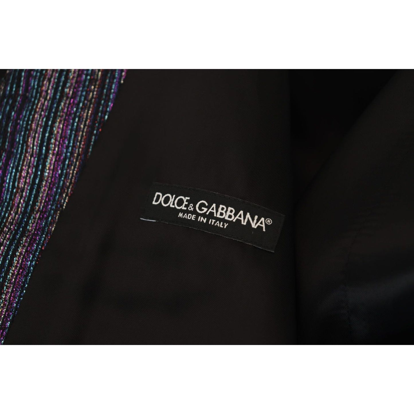 Dolce & Gabbana Multicolor Formal Dress Vest Luxury Blend Dolce & Gabbana