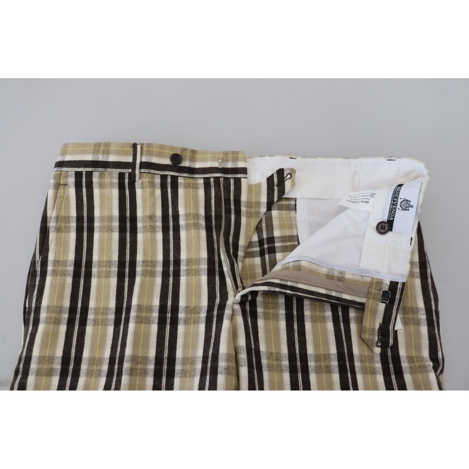 BENCIVENGA بنطال قطني أنيق متعدد الألوان