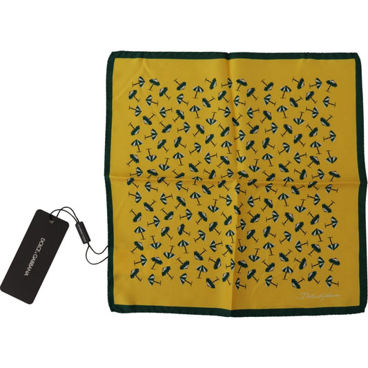 Dolce & Gabbana Elegant Silk Men's Square Scarf Wrap Dolce & Gabbana