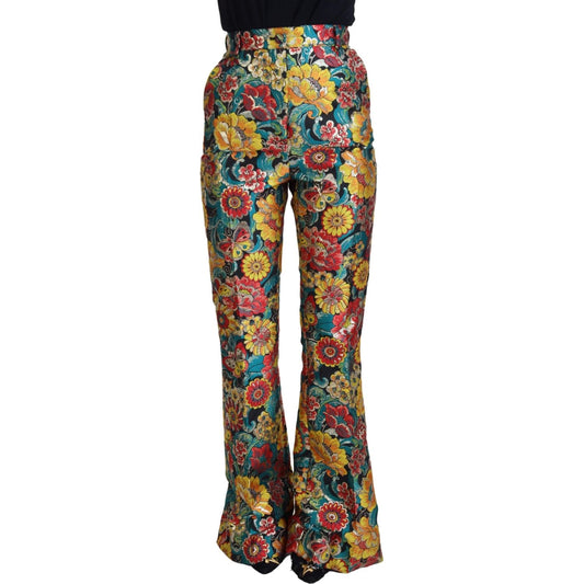 Dolce & Gabbana Elegant Multicolor Woven Pants Dolce & Gabbana