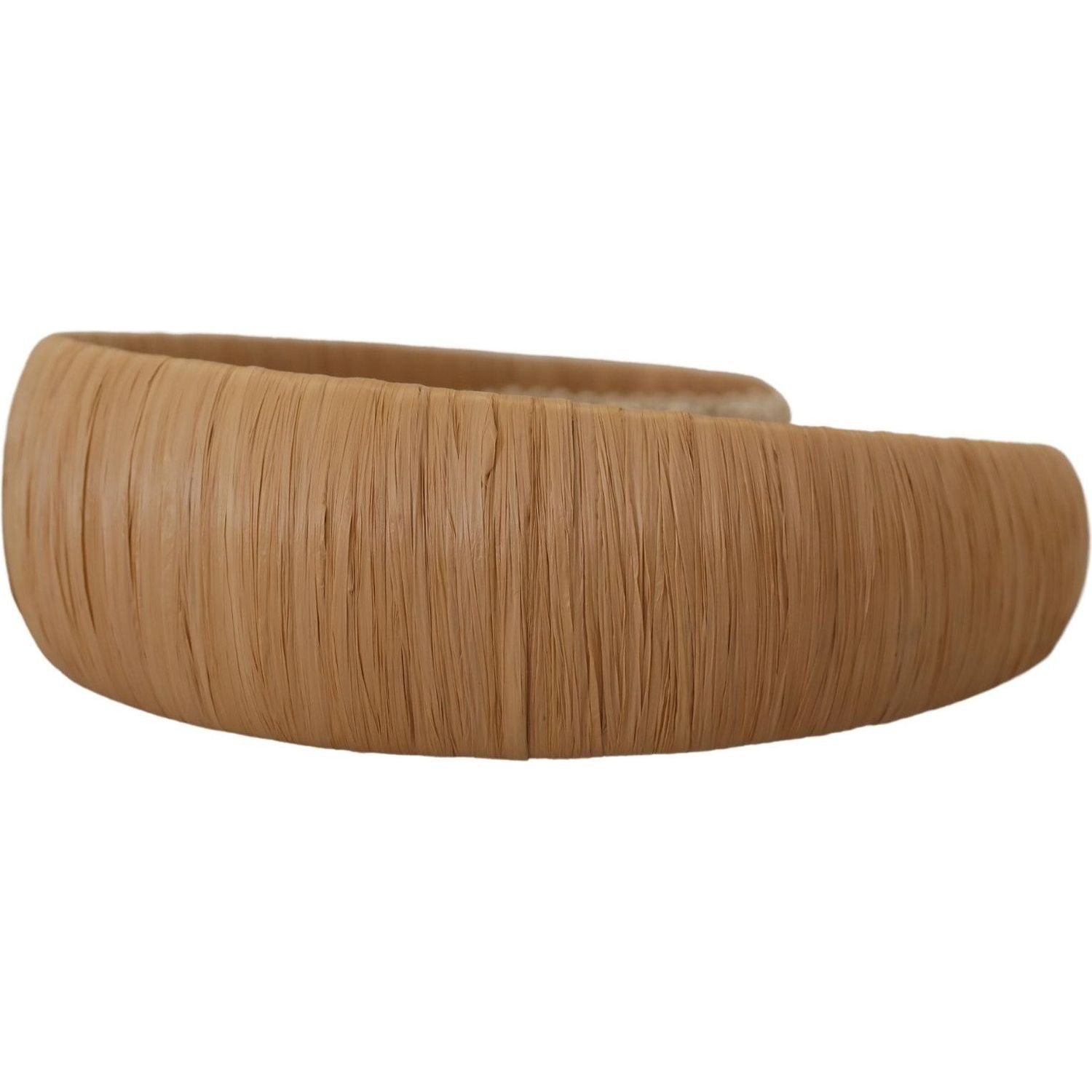 عصابة رأس من الفيسكوز باللون البيج من دولتشي آند غابانا