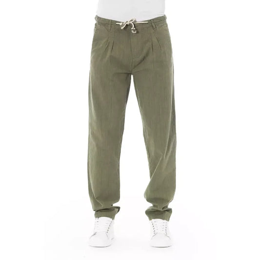 Baldinini Trend Army Cotton Jeans & Pant