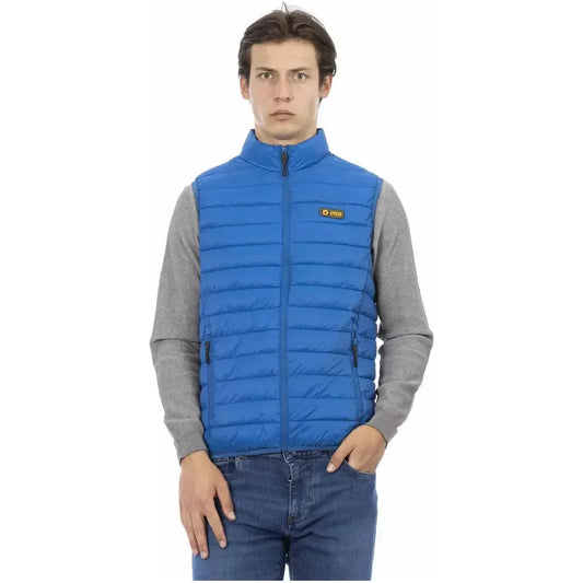 Ciesse Outdoor Blue Polyester Men Sleeveless Jacket Ciesse Outdoor