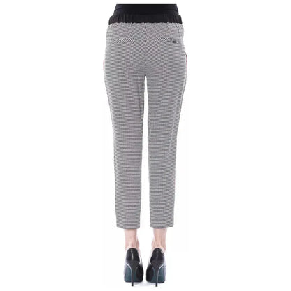 BYBLOS Black Viscose Women Pant
