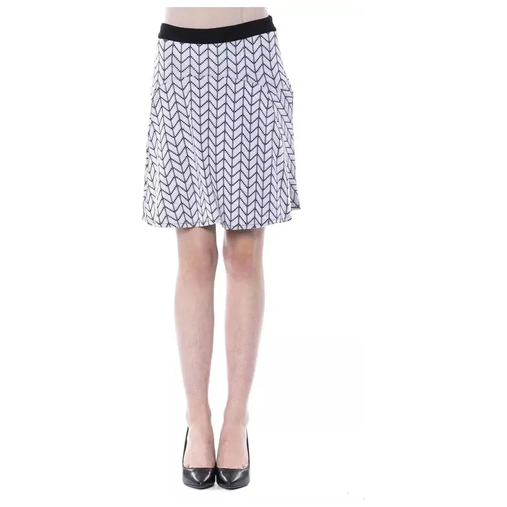 BYBLOS Black Marabou Women Skirt