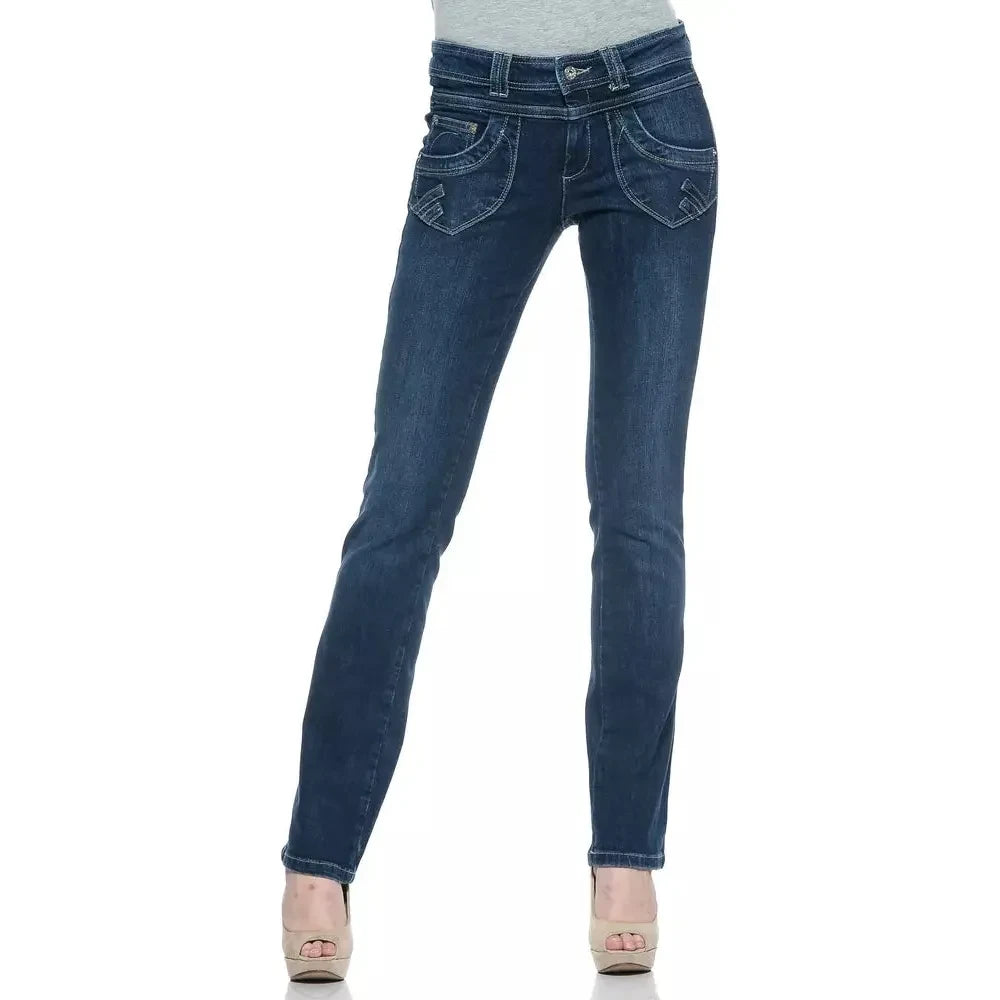 Ungaro Fever Blue Cotton Women Jeans