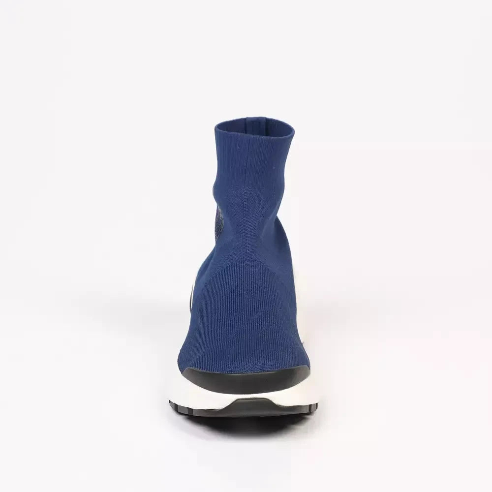 Neil Barrett Blue Textile Men Sneaker Neil Barrett