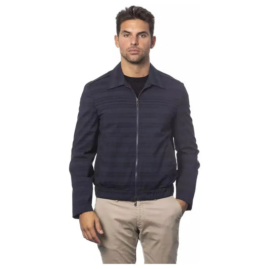 Verri Blue Wool Light Jacket