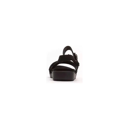 Péché Originel Black Textile Women Sandal