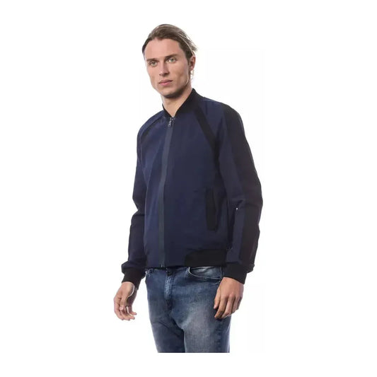 Verri Blue Viscose Men Sweater Verri