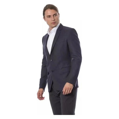 Verri Blue Wool Men's Blazer