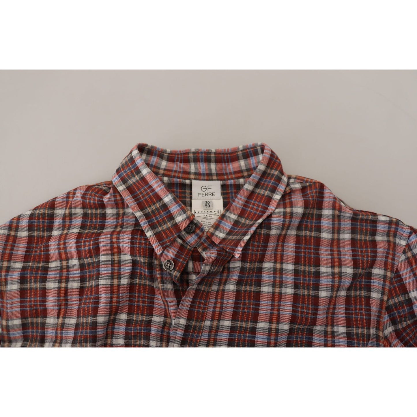 GF Ferre Multicolor Cotton Casual Men's Shirt GF Ferre