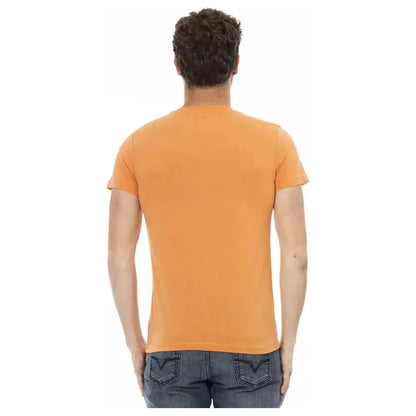 Trussardi Action Orange Cotton Men's T-Shirt