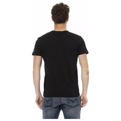Trussardi Action Black Cotton Men's T-Shirt