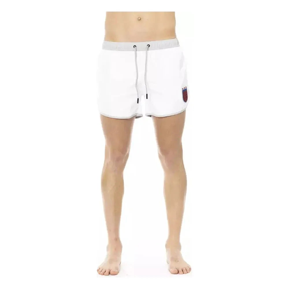 Bikkembergs White Polyester Men's Swim Short