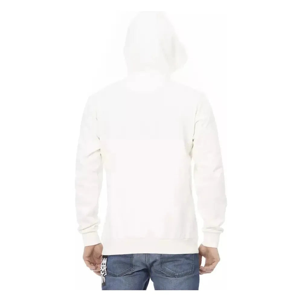 Automobili Lamborghini White Cotton Men Sweater